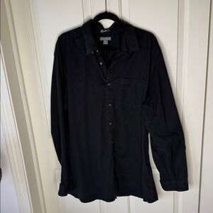 Eddie Bauer Black Relaxed Fit Shirt